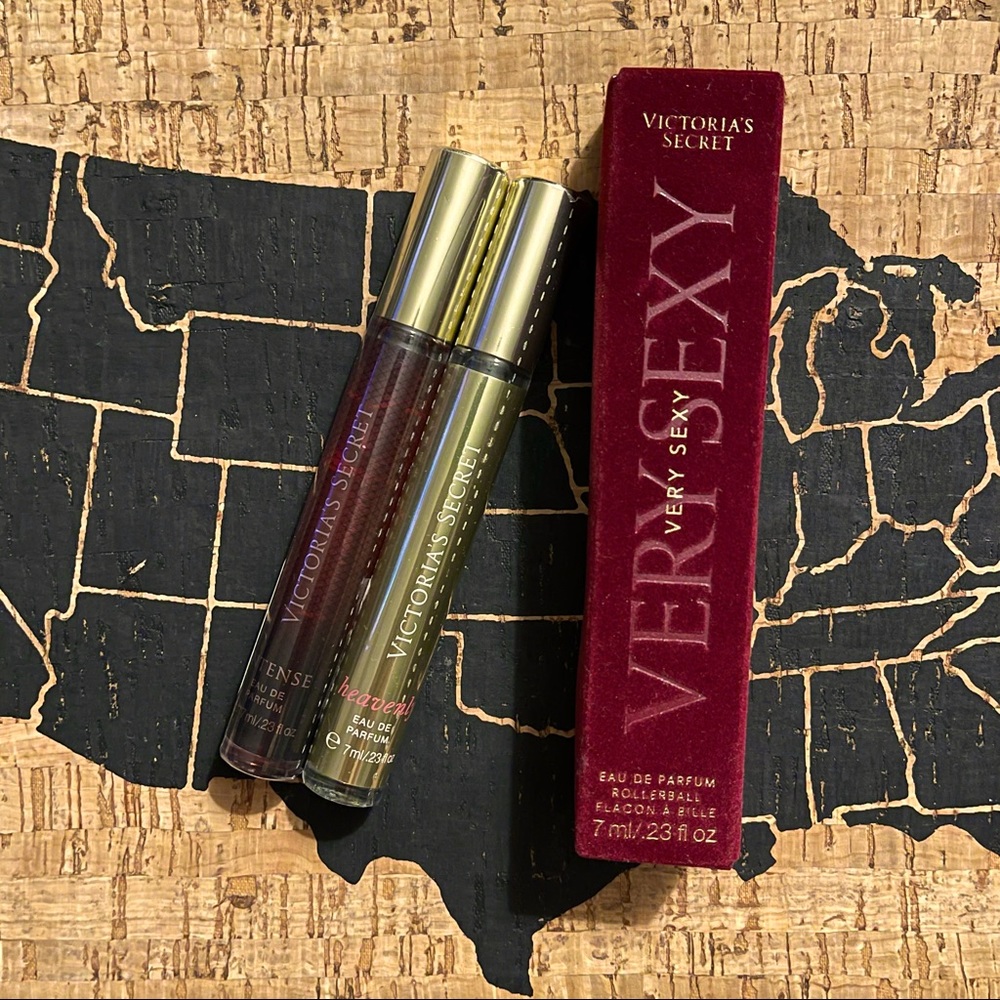 Victoria’s Secret Rollerball Bundle w/ Very Sexy, Heavenly and Intense